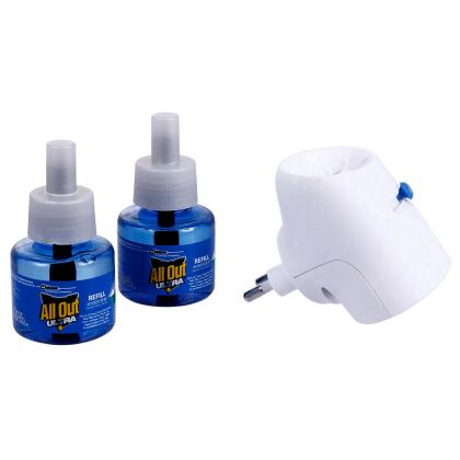 All Out Ultra Power+ Slider Mosquito Repellent Machine+ Refill 45 ml (Pack of 2) - Image 2