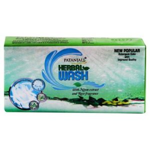 Patanjali Herbal Wash Neem & Rose Detergent Cake 250 g