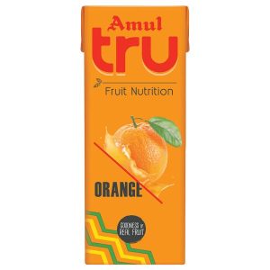 Amul Tru Orange Fruit Nutrition 180 ml (Tetra Pak)