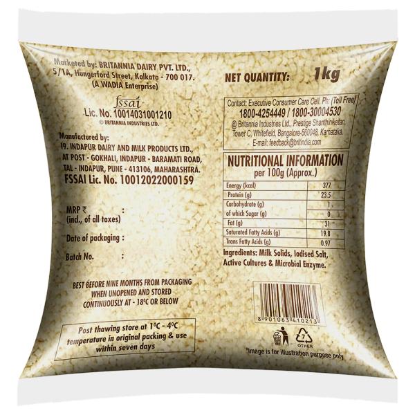 Britannia Diced Cheddar Cheese 1 kg (Pouch) - Image 3