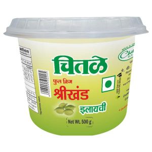 Chitale Elaichi Full Cream Shrikhand 500 g (Container)