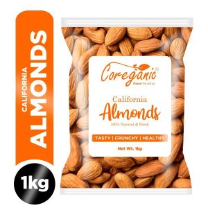 Coreganic 100% Natural International Premium California Almonds 1 kg