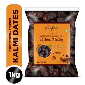 Coreganic 100% Natural International Premium Saudi kalmi Dates 1 kg