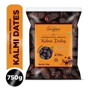 Coreganic 100% Natural International Premium Saudi kalmi Dates 750 g