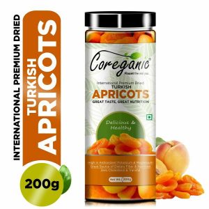 Coreganic International Premium Dried Turkish Apricots 200 g