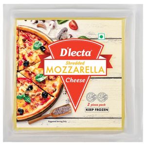 D'lecta Mozzarella Shredded Cheese 140 g (Pack)