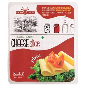 Dairy Craft Plain Cheese Slices 200 g (Pouch)