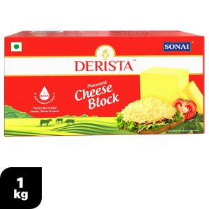 Derista Processed Cheese Block 1 kg (Carton)