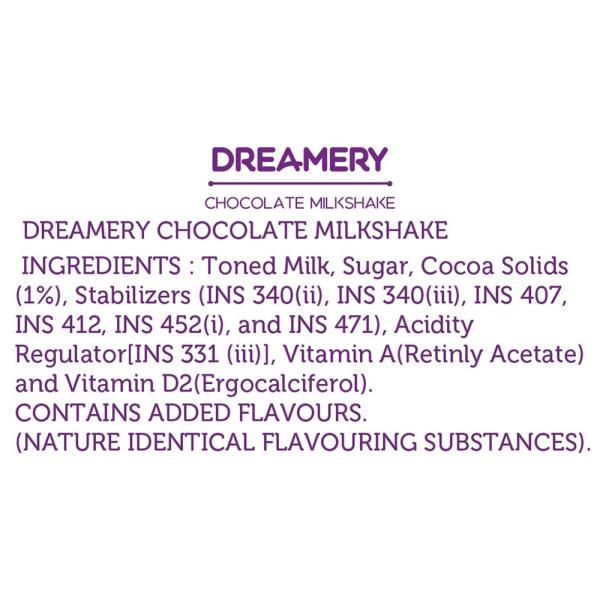 Dreamery Chocolate Milkshake 180 ml (Tetra Pak) - Image 4