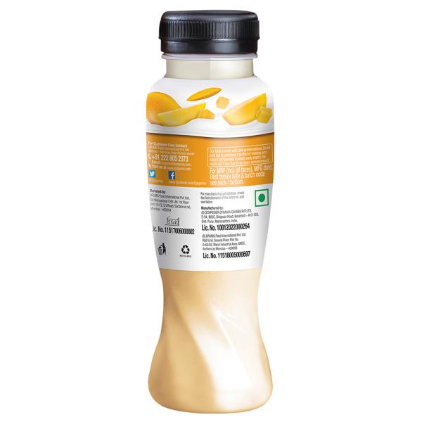 Epigamia Alphonso Mango Greek Yogurt Smoothie 200 ml (Bottle) - Image 2