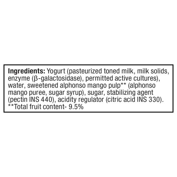 Epigamia Alphonso Mango Greek Yogurt Smoothie 200 ml (Bottle) - Image 5