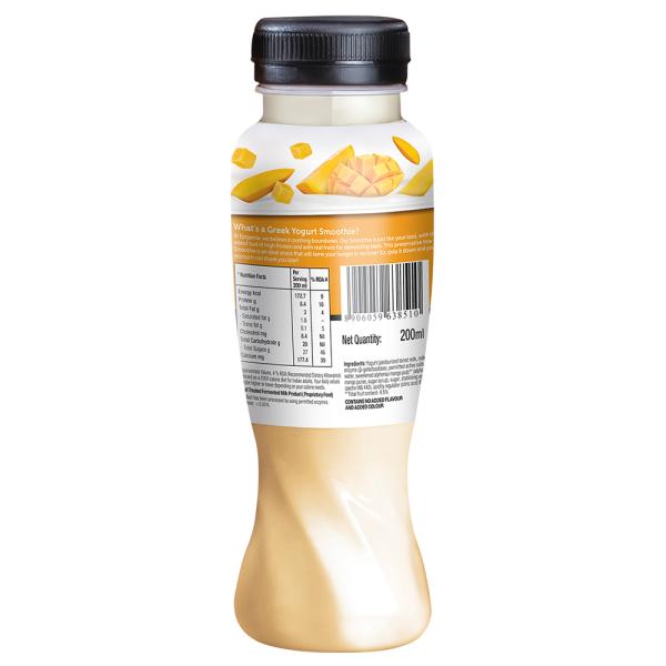 Epigamia Alphonso Mango Greek Yogurt Smoothie 200 ml (Bottle) - Image 3