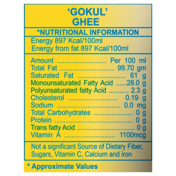 Gokul Ghee 1 L (Pouch) - Image 3