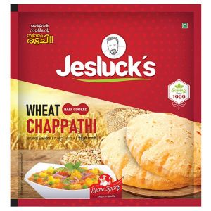 Home Spring Jesluck's Half Cooked Wheat Chappathi 450 g