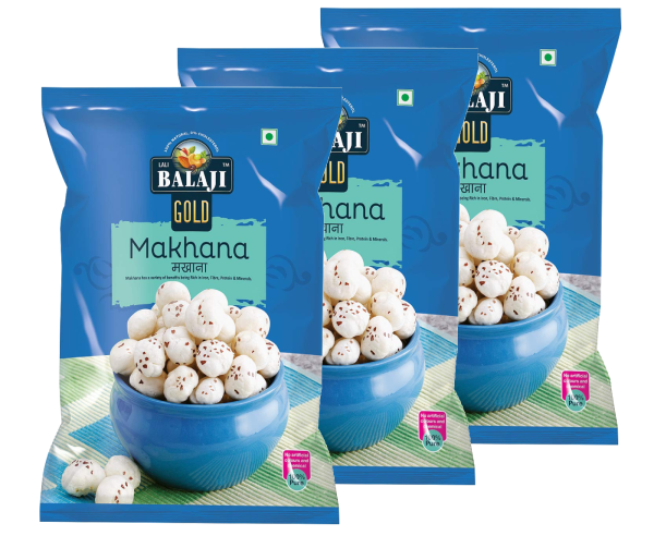 Lali Balaji Gold Makhana 100 g (Pack Of 3)