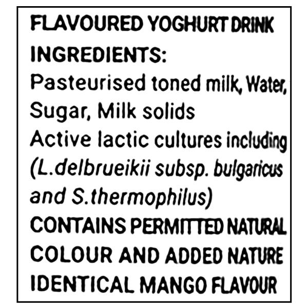 Mamie Yova Yo Pop Mango Flavoured Yoghurt Drink 125 ml (Cup) - Image 5