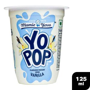 Mamie Yova Yo Pop Vanilla Flavoured Yoghurt Drink 125 ml (Cup)