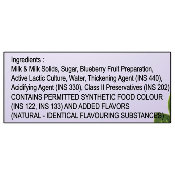 Milky Mist Blueberry Fruit Yoghurt 100 g (Cup) - Image 4