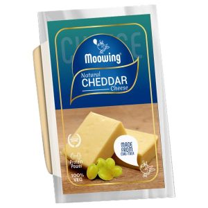 Moowing Natural Cheddar Cheese Block 200 g (Pouch)