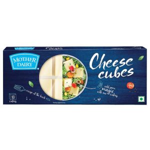 Mother Dairy Cheese Cubes 180 g (Carton)