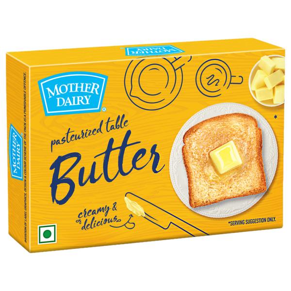 Mother Dairy Table Butter 100 g (Carton) - Image 2