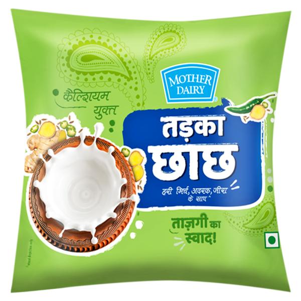 Mother Dairy Tadka Chach 350 ml (Pouch)