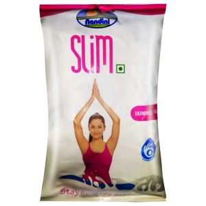 Nandini Slim Skimmed Milk 500 ml (Fino Pouch)