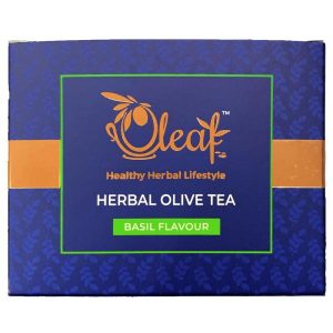 Oleaf Olive Leaf Basil flavour Herbal Tea 100 g