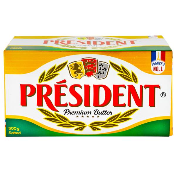 President Salted Butter 500 g (Carton)