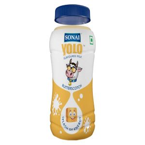 Sonai Yolo Butterscotch Flavoured Milk 200 ml (Bottle)