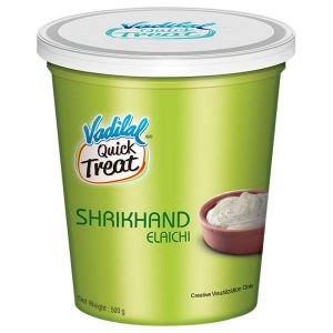 Vadilal Elaichi Shrikhand 500 g (Cup)