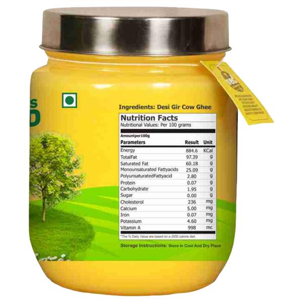 Ved A2 Gir Cow Ghee 500 ml (Jar) - Image 4