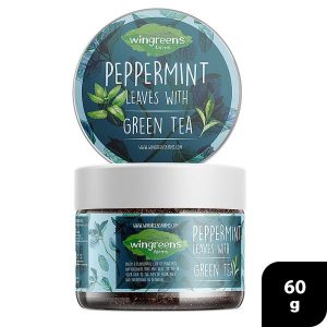 Wingreens Peppermint Leaves Green Tea 60 g