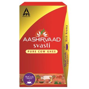 Aashirvaad Svasti Pure Cow Ghee 1 L (Carton)