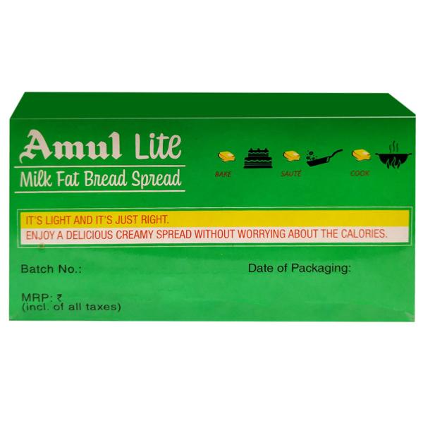 Amul Lite Milk Fat Spread 500 g (Carton) - Image 3