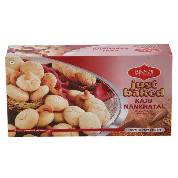 Bikaji Just Baked Kaju Nankhatai Cookies 300 g