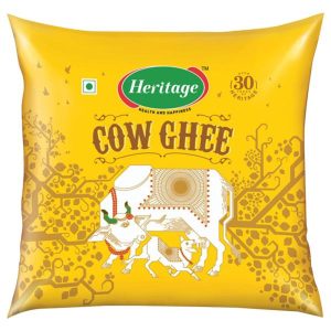 Heritage Golden Cow Ghee 500 ml (Pouch)