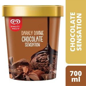 Kwality Wall's Chocolate Sensation Family Pack 700 ml (Tub)
