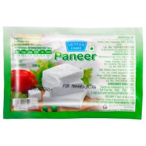 Mother Dairy Fresh Paneer 200 g (Pack)